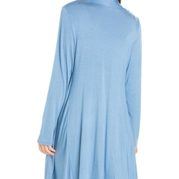 AZULES brown long sleeve open front cardigan cover up Size Large NWT - Picture 2 of 2